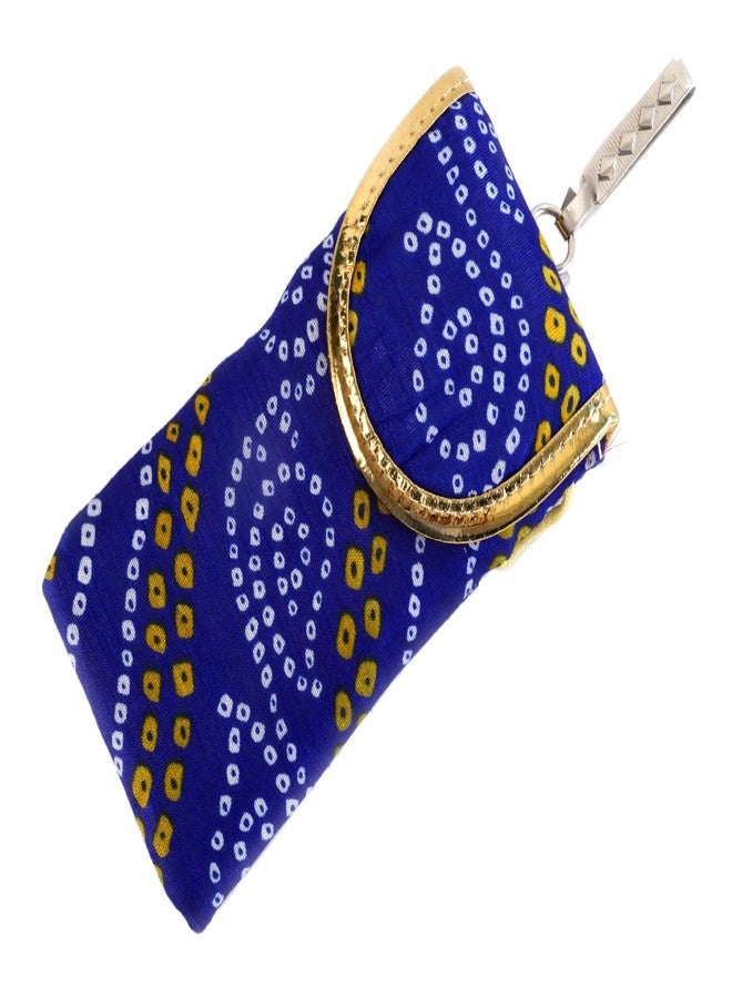 SUMERA WARQ Mobile Pouch Cover for Women Designer Multicolor Handmade Ethnic with Sling & Clip - Image 2